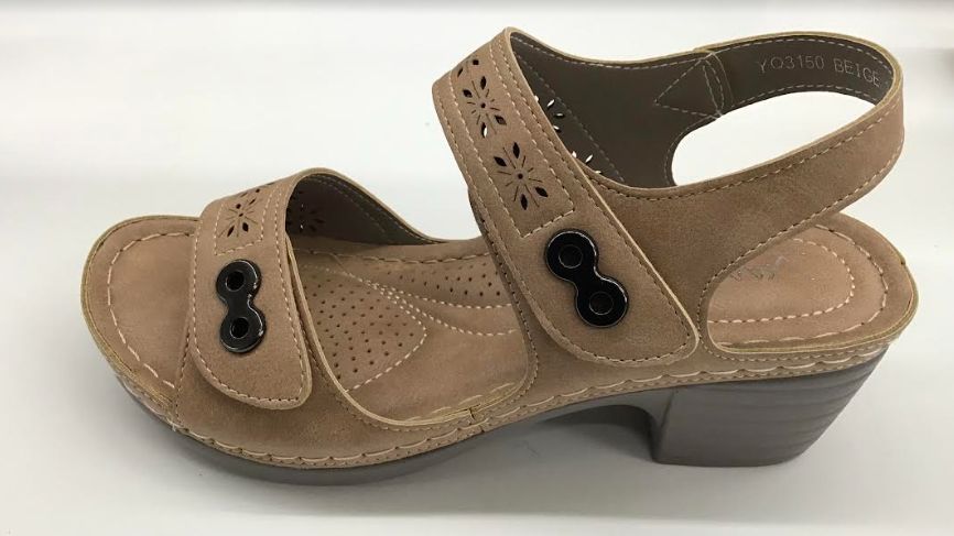 Vangelo Dress Sandal Beige YQ3150, Color: Beige, Size: 37/6Us