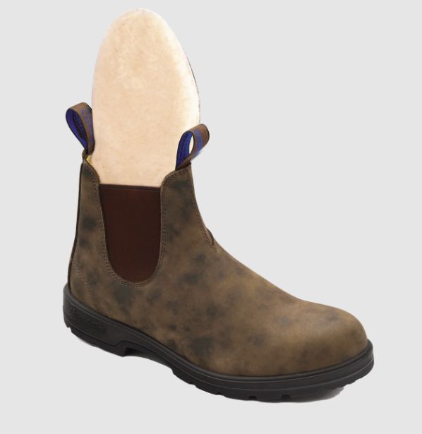 Blundstone 584 Winter Thermal Classic, Color: Rustic Brown, Size: 4.5 AUS/US 7.5 Womens