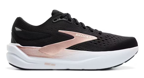BROOKS WOMEN&#39;S GHOST MAX 3 BLK/BLK/ROSE GOLD, Color: Blk/Blk/Rose Gold, Size: 7, Width: B Med