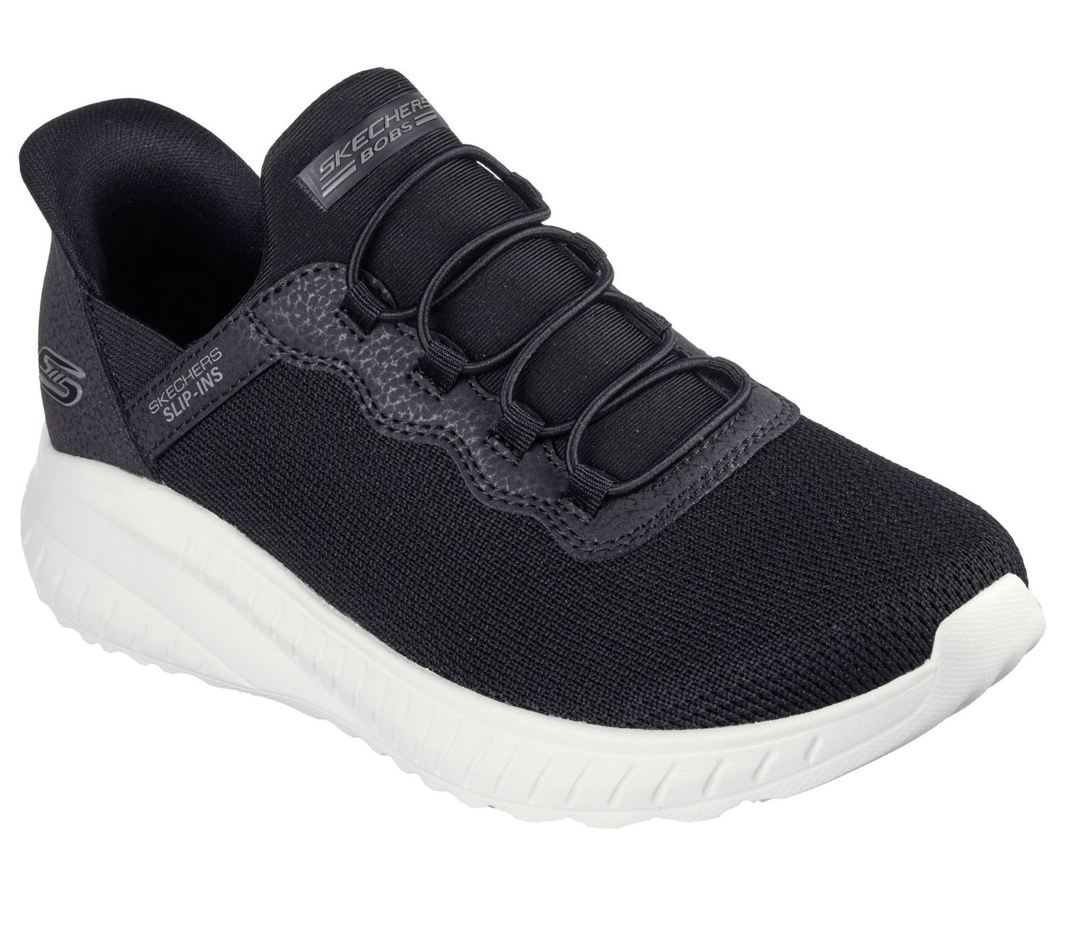 SKECHERS SLIP INS - BOBS SQUAD CHAOS - IN COLOR - copy, Color: Black, Size: 6