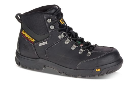 CAT MEN&#39;S CSA THRESHOLD WP BLACK, Color: Black, Size: 11