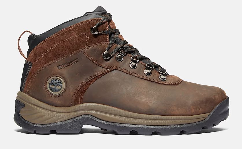 TIMBERLAND MEN&#39;S FLUME WP HIKER - DARK BROWN, Size: 8, Width: Med