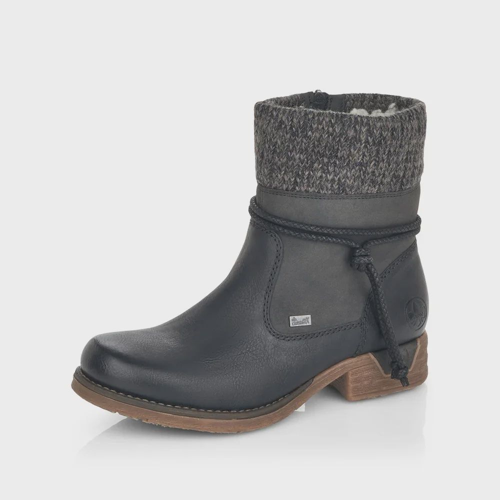 RIEKER WOMEN&#39;S 79688-00, Color: Black, Size: 37