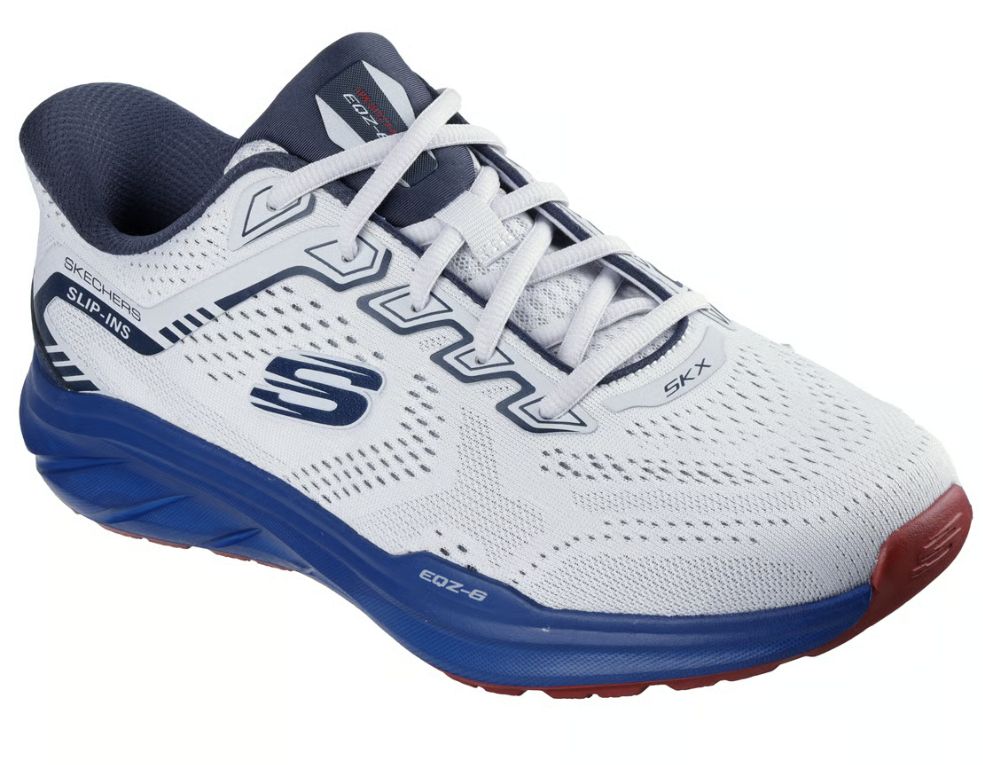 SKECHERS MEN&#39;S EQUALIZER - LOYDE, Color: GRAY/MT, Size: 8