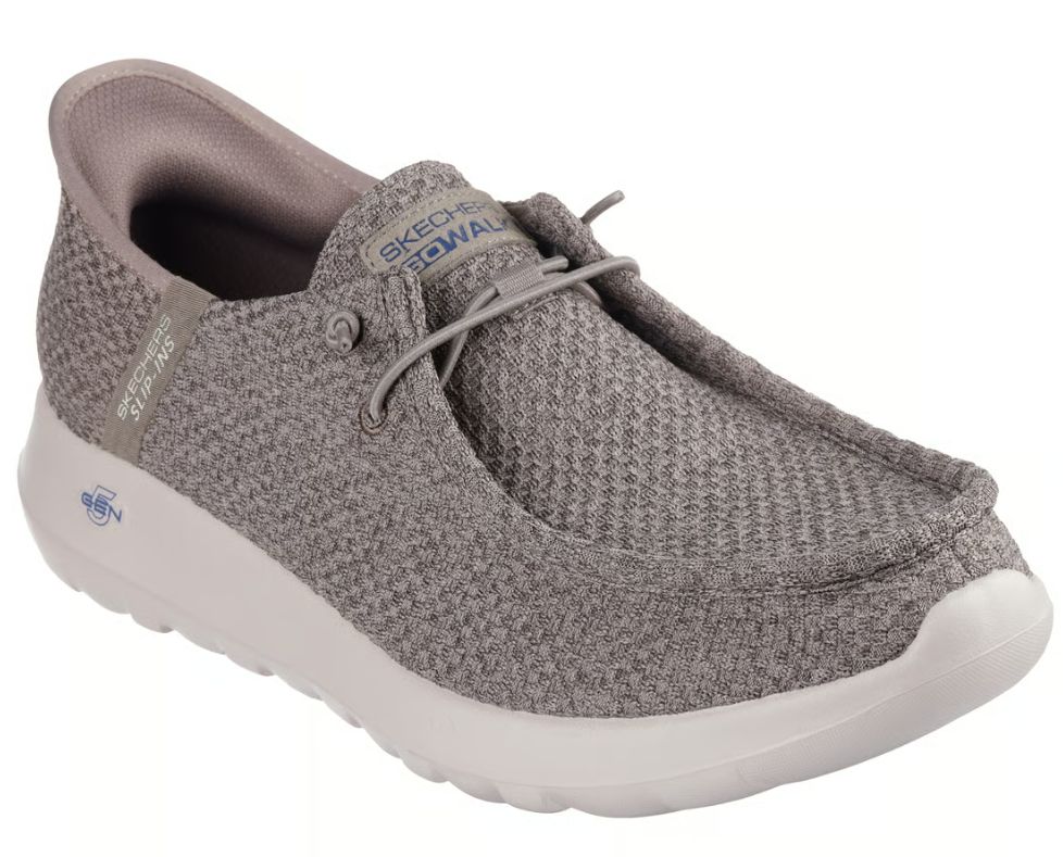 SKECHERS GO WALK MAX - HALYCON, Color: TAUPE, Size: 7