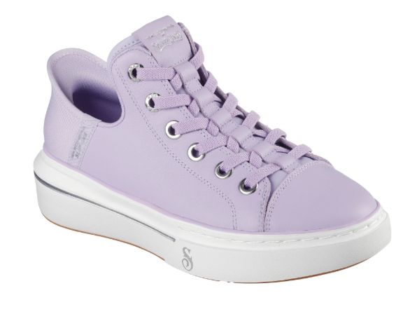 SKECHERS SLIP INS SNOOP ONE OG LEATHER, Color: LAVENDER, Size: 7