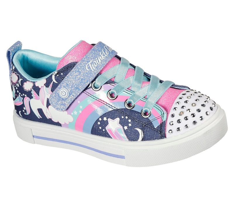 Children&#39;s Skechers - Twinkle Toes: Twinkle Sparks Unicorn Charmed Navy/Multi