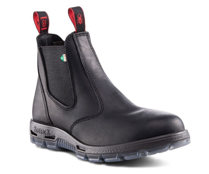 REDBACK CSA BOBCAT PULL ON BOOT - BLACK