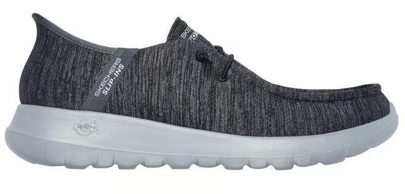 SKECHERS MEN'S SLIP INS GO WALK MAX FREE HANDS CHARCOAL/BLACK
