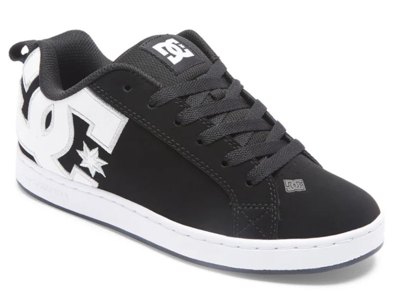 DC WOMEN&#39;S COURT GRAFFIK - BLACK/WHT