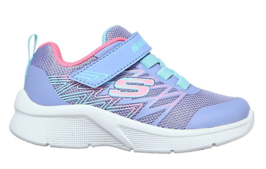 SKECHERS GIRL&#39;S BOLD DELIGHT, Color: LAVENDAR, Size: 11