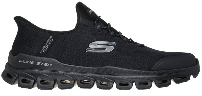 SKECHERS MEN'S SLIP INS GLIDE STEP ZEFYR WIDE BLACK