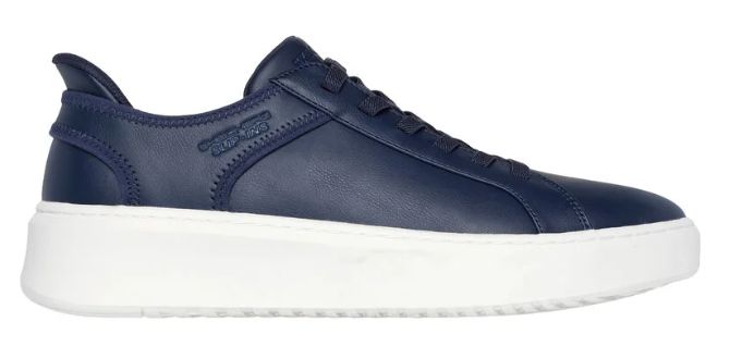 SKECHERS MEN&#39;S SLIP-INS COURT BREAK-DBL VENTED BLACK