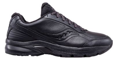 SAUCONY MEN&#39;S OMNI WALKER 3, Color: BLACK, Size: 8, Width: MEDIUM