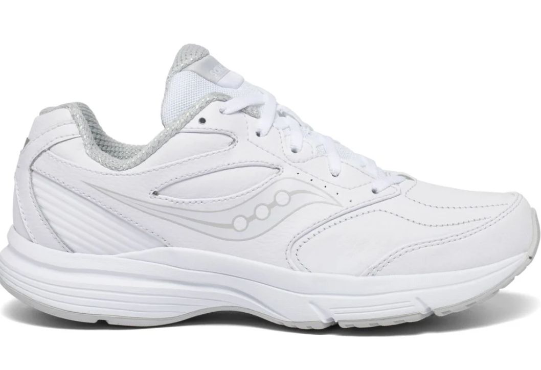 SAUCONY INTEGRITY WALKER 3, Color: White, Size: 6.5, Width: Medium
