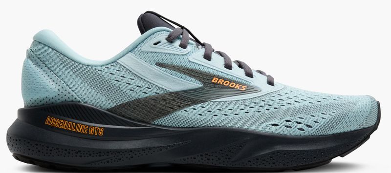 BROOKS MEN&#39;S ADRENALINE GTS 24 - WINTER SKY/EBONY/ORANGE