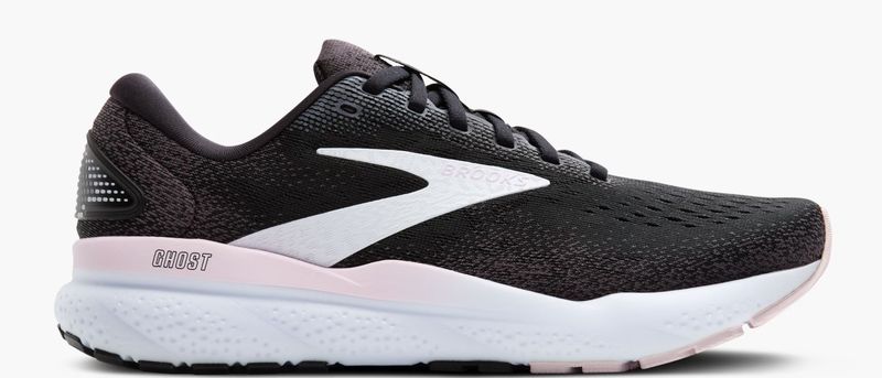 BROOKS WOMEN&#39;S GHOST 16 - BLACK/WHITE/ORCHID ICE