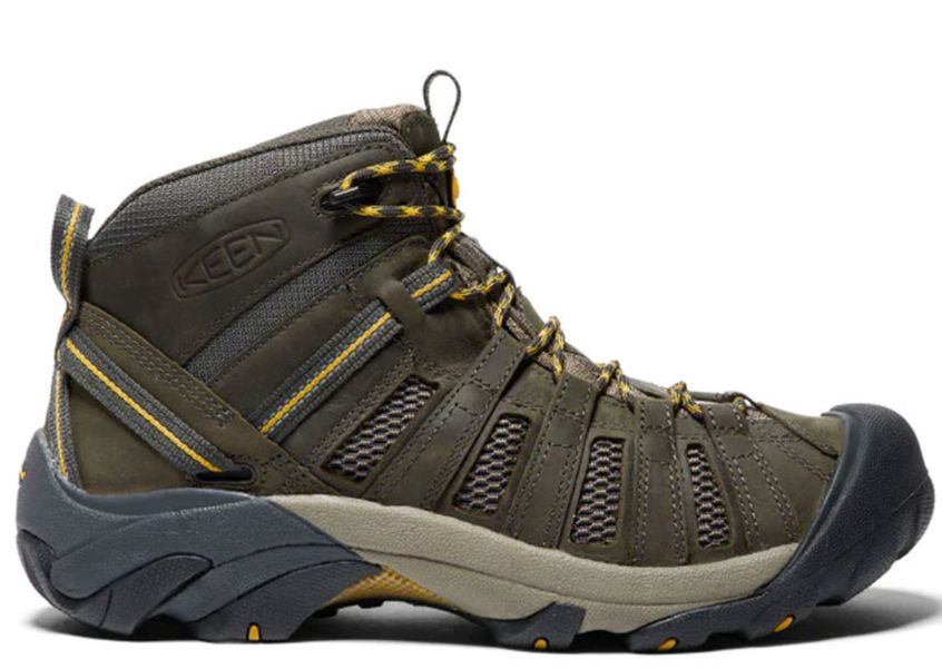 KEEN MENS VOYAGEUR MID RAVEN/TAWNY OLIVE, Color: Raven/Tawny Olive, Size: 7