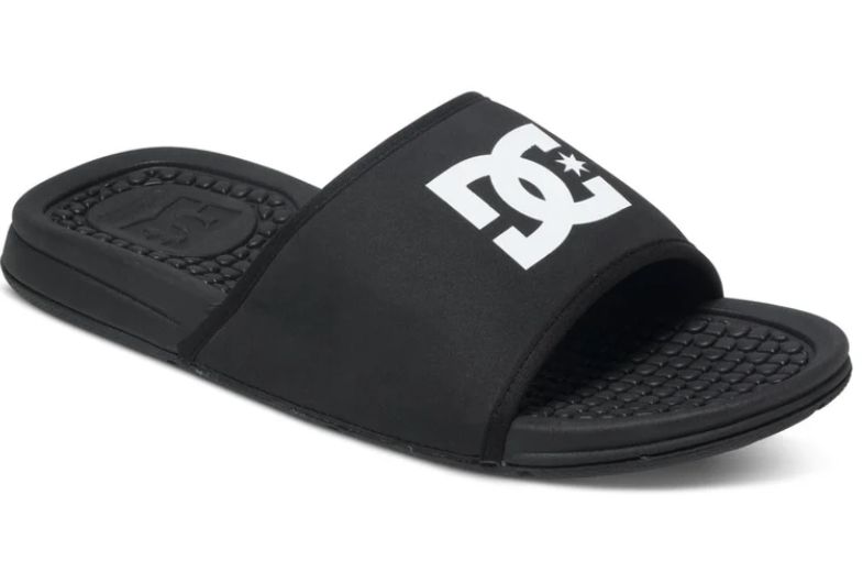 DC MEN&#39;S BOLSA SLIDE - BLACK/WHITE