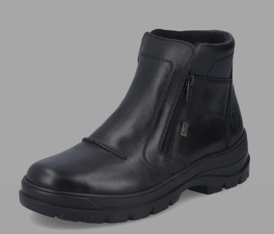 RIEKER MENS WINTER BOOT F5463-00, Color: BLACK, Size: 41