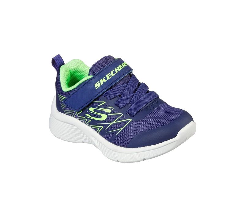 Children&#39;s Skechers - Microspec - Texlor Navy/Lime