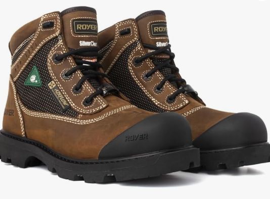 ROYER 6&quot; CSA BOOT BROWN, Color: BROWN, Size: 10
