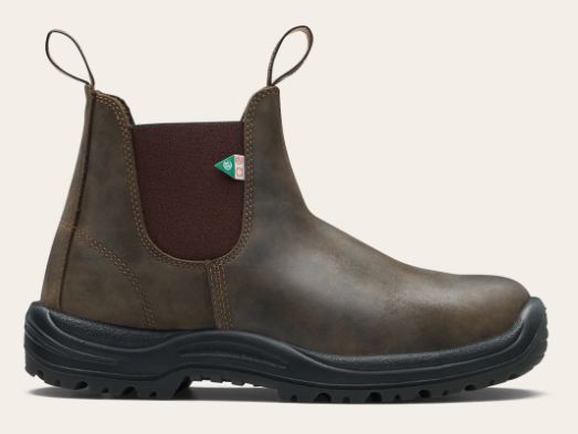 BLUNDSTONE 180 CSA RUSTIC BROWN, Color: RUSTIC BROWN, Size: 8AUS/9US