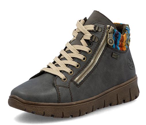 RIEKER N1305-45, Color: GREY, Size: 37/6US, Width: X WIDE