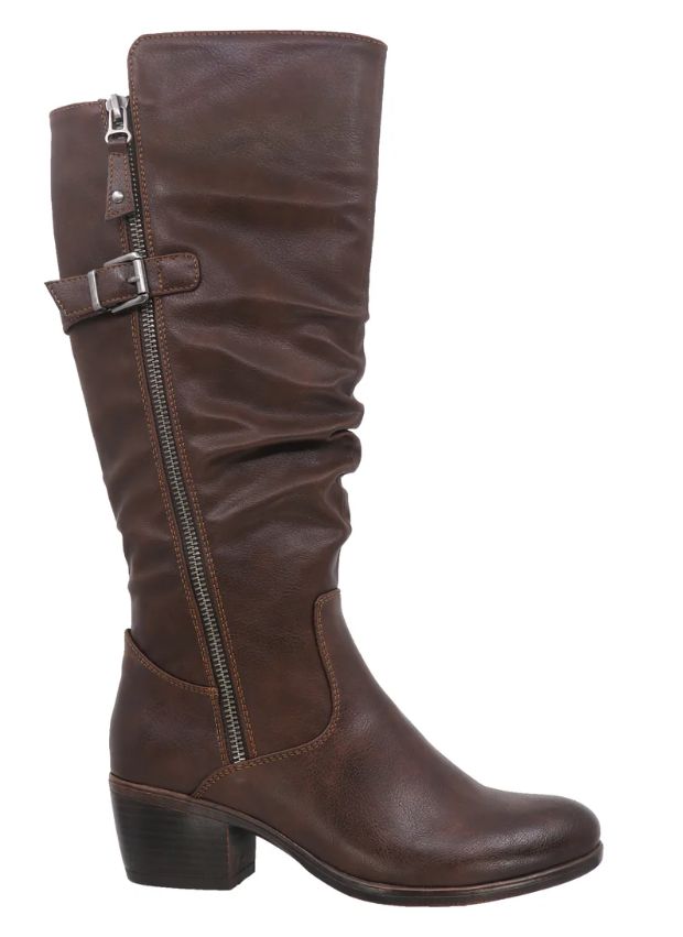 TAXI TALL BOOT BOSTON-WP, Color: Brown, Size: 37 (US6.5-7)