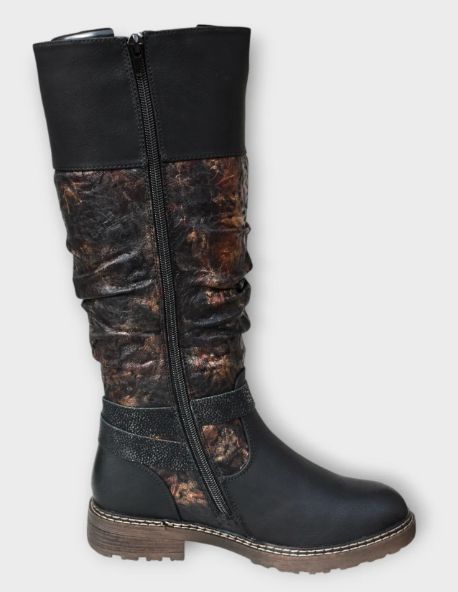 TAXI WOMEN&#39;S TALL PRINT BOOT - EMORY-01WP
