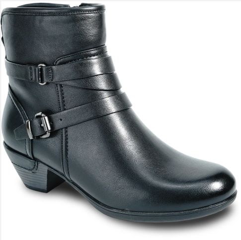 VANGELO WOMEN FALL BOOTIE, Color: BLACK, Size: 36