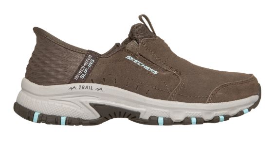 SKECHERS WOMEN&#39;S SLIP INS HILLCREST-SUNAPEE, Color: DARK TAUPE, Size: 7