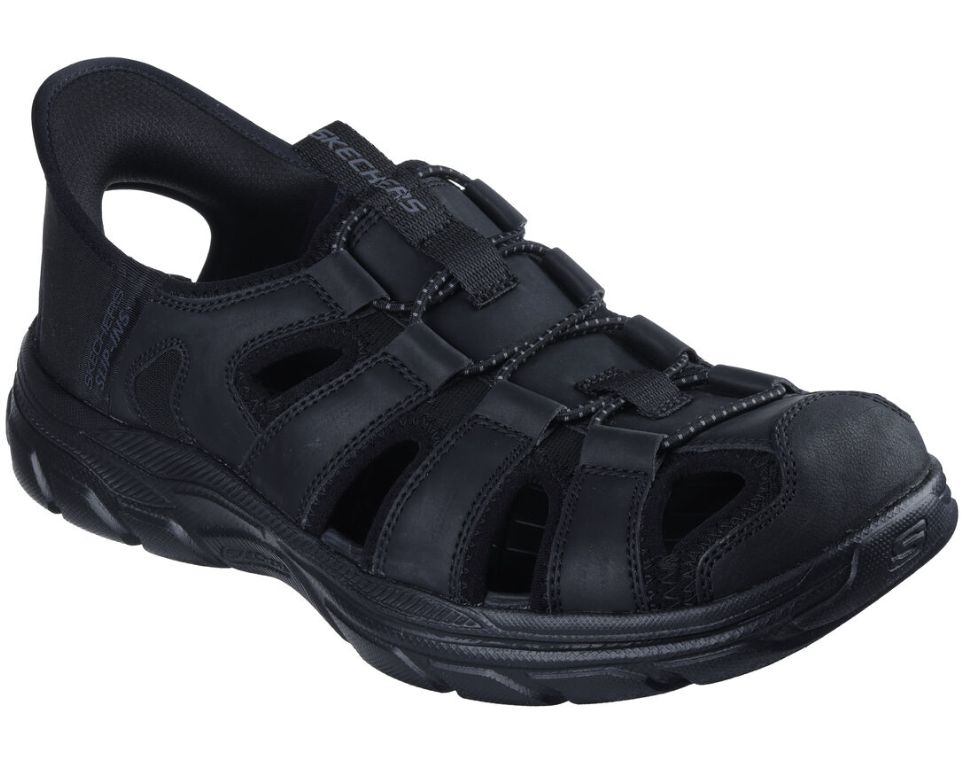 SKECHERS MEN'S SLIP-INS REVOLTED SS-VARTAN, Color: Black, Size: 9
