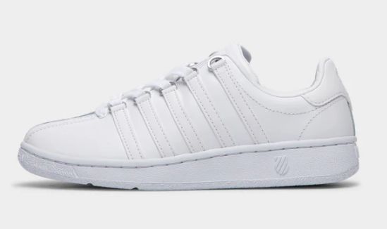 K-SWISS WOMEN'S CLASSIC VN LOW, Color: White/White, Size: 6