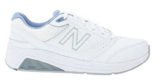 NEW BALANCE WOMEN'S 928 WHITE BLUE, Color: White/Blue, Size: 7.5 D