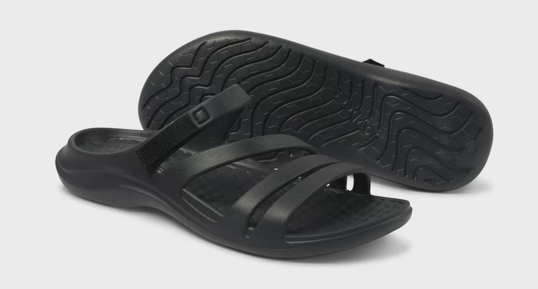 JOYBEES WOMEN'S LAKESHORE SANDAL - BLACK, Size: 7
