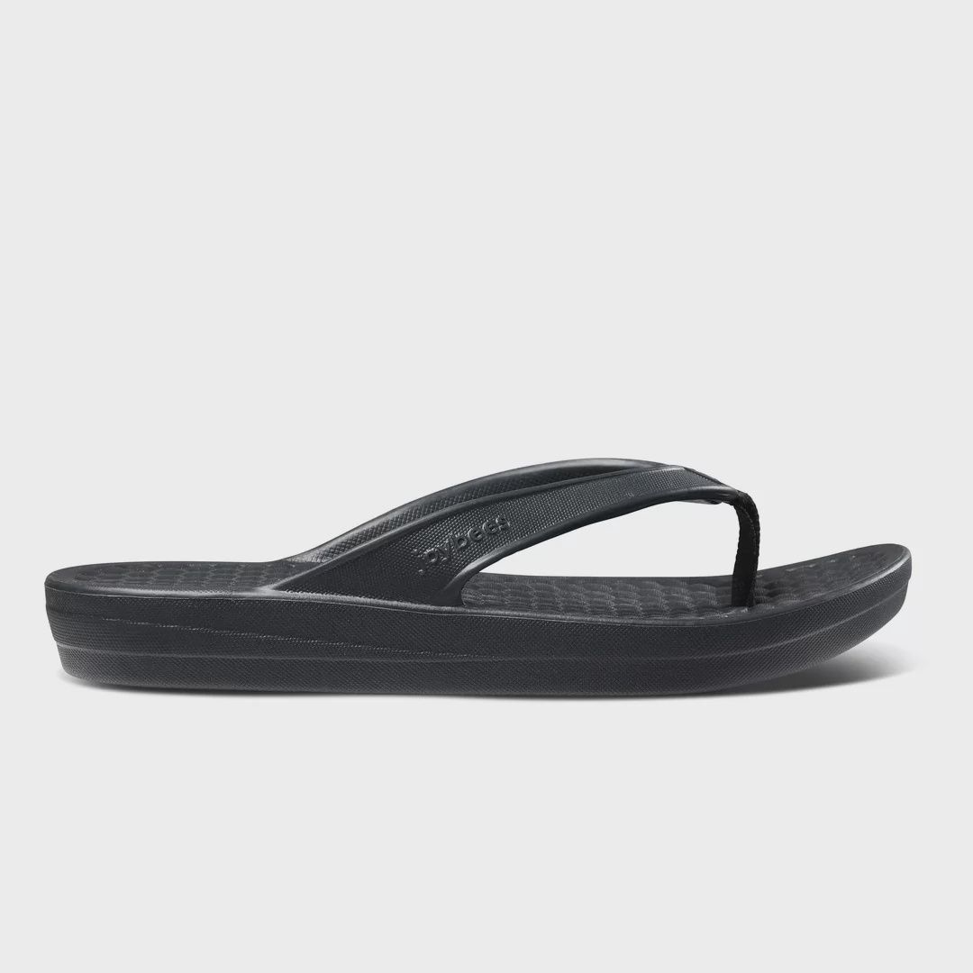 JOYBEES WOMEN'S VARSITY FLIP - COAL, Size: 7