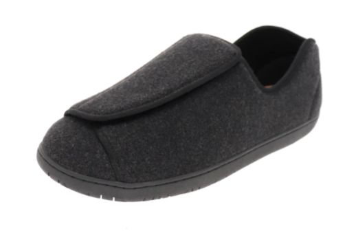 Men's Foamtreads Medical Slipper - Doctor 2 (Extra Depth), Color: Black, Size: 8 Ed