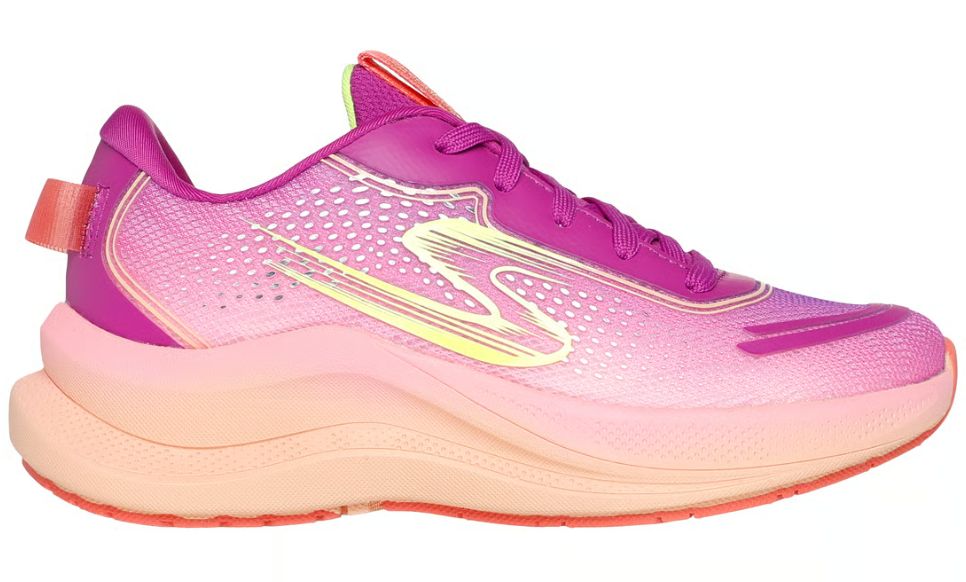 SKECHERS GIRL'S MAX CUSHIONING ASCENT-AURA SPEED, Color: Purple Multi, Size: 3.5