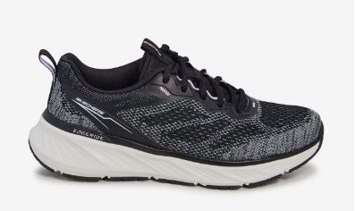 SKECHERS WOMEN'S EDGERIDGE POWER FLOW - BLACK/LAVENDER