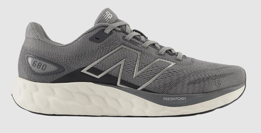 NEW BALANCE MEN'S RUNNING M680LG8, Color: Grey, Size: 9, Width: D