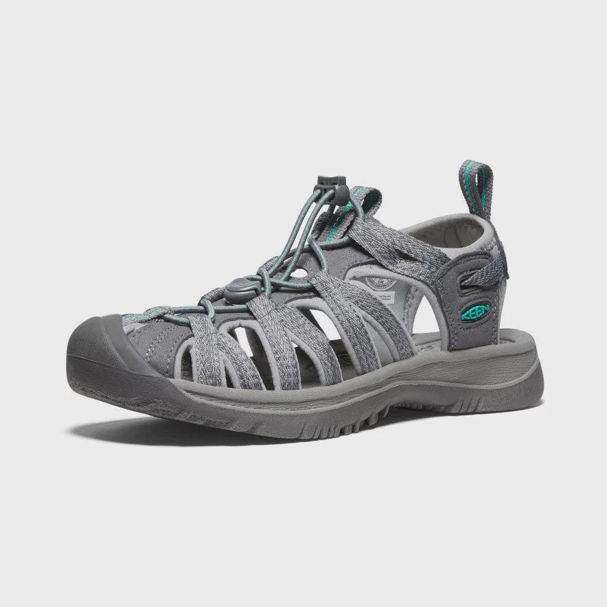 KEEN WHISPER - MEDIUM GREY/PEACOCK GREEN, Color: Medium Grey/Peacock Green, Size: 7.5