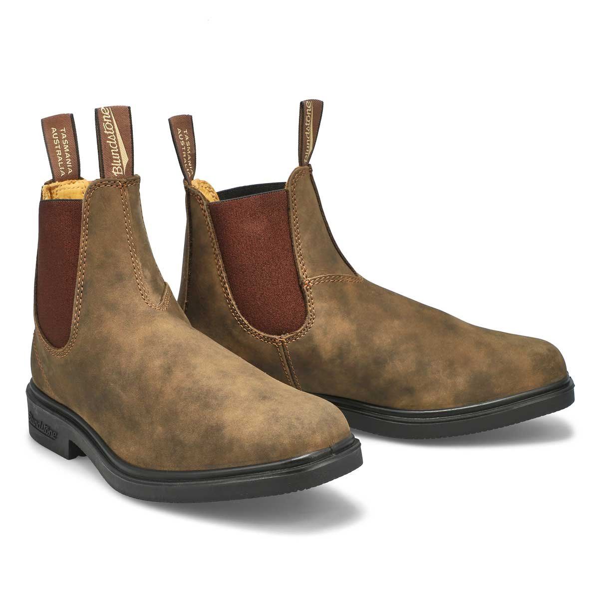 BLUNDSTONE 1306 - CHISEL TOE RUSTIC BROWN, Color: RUSTIC BROWN, Size: 3.5AUS/6.5US Ladies