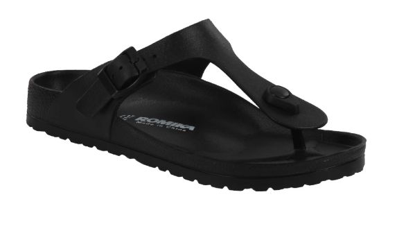 Romika Women's Sandal Roemer 07 Black EVA, Color: Black, Size: 37/6US