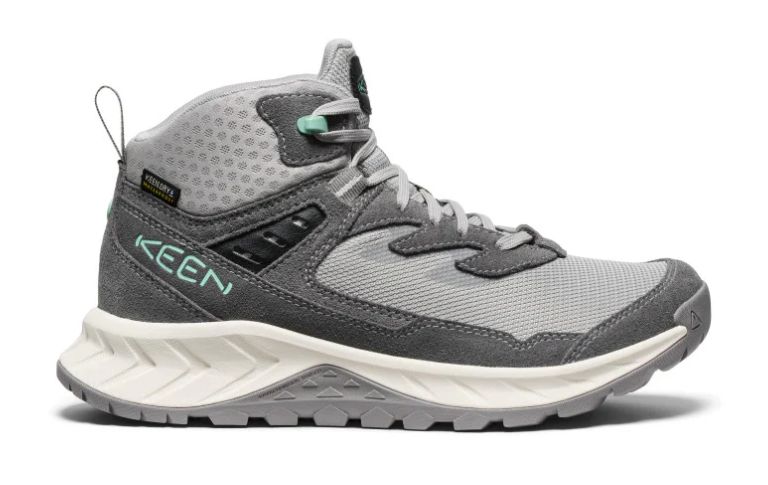 KEEN WOMEN'S HIGHTRAIL MID WATERPROOF HIKING BOOT, Color: Alloy/Lichen, Size: 6.5
