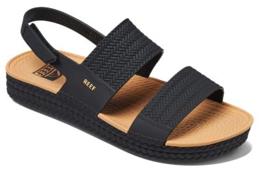 REEF WOMEN'S WATER VISTA CI8573 BLACK/TAN, Color: Black, Size: 6