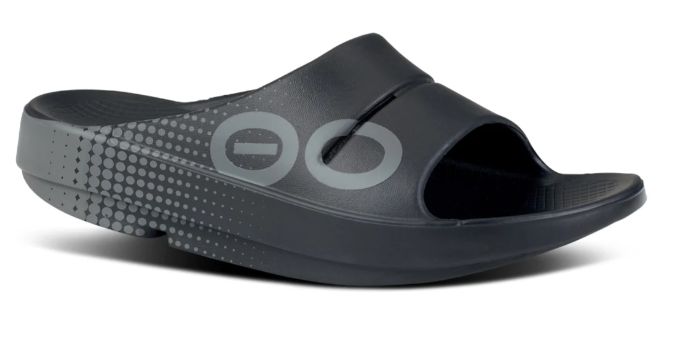 OOFOS OOAH SPORT UNISEX MATRIX BLACK, Color: Matrix Black, Size: M6/W8