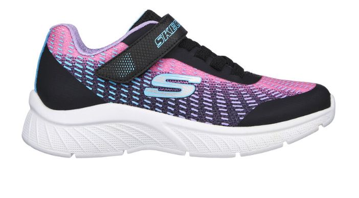 Skechers Girl's Microspec Plus Disco Dreaming Black/Multi, Color: BLACK/MULTI, Size: 11