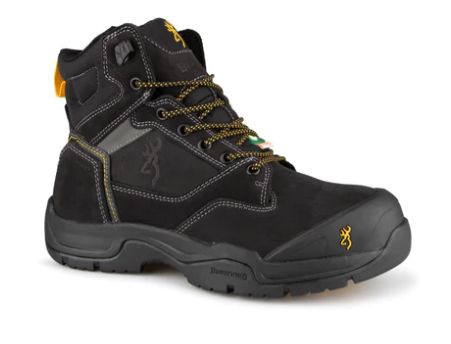 Browning Men's Avenger CSA 6" Workboot Black, Color: Black, Size: 10