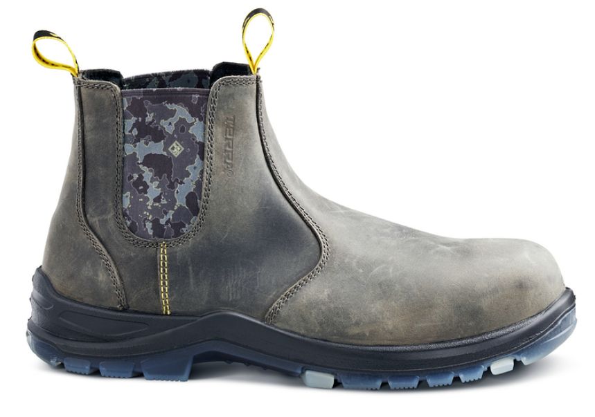 Men's Terra Murphy 6" Soft Toe Pull-On Work Boot, Color: Grey, Size: 8
